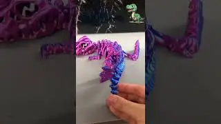 3D Printed Flexi Skeleton T-rex Dinosaur 🦖