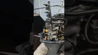 Диагностика форсунок на 60-ти сильном лодочном моторе. Всё ок 😉