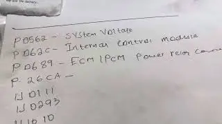 P0562|| P062C|| Ford Fusion Hybrid