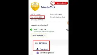 🔥 Download COVID 1st Dose Certificate For 15-18 From COWIN | Under 18 COWIN First Dose Certificate