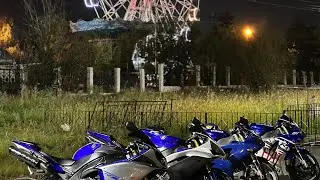 Ночной город Якутск🏍️ #мото#yamaha#r1#мотосезон2024