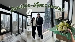 MOVING INTO OUR DREAM SEATTLE APARTMENT! | first 24 hours, ending ldr, + luxury high rise tour