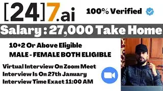 [24]7.Ai Virtual Interview On Zoom Meet App Tomorrow