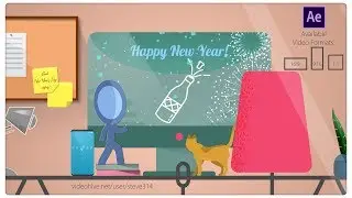 New Year - After Effects template project