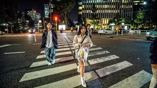 Walking in Tokyo at Night 🇯🇵 4k Japan - Chiyoda City