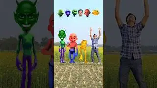 Domi to cosita alien, jocker & dancing frog - Correct head matching gameMagic video