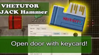 Valve Hammer Editor / JACK - Using keycards for buttons