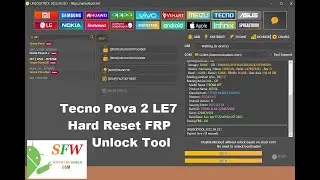Tecno Pova 2 LE7 Hard Reset FRP Unlock Tool