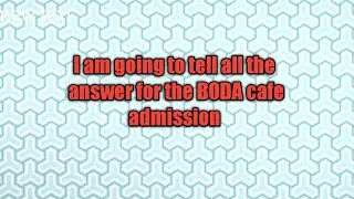 BOBA CAFE🤔 answers revealed🤗