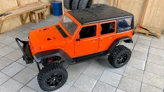 ✅ Первое знакомство с MN-128. Jeep Wrangler в 12 масштабе
