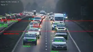 AI Vehicle Speed Detection & License Plate Recognition | Final Year Python Project (YOLOv8 + OpenCV)