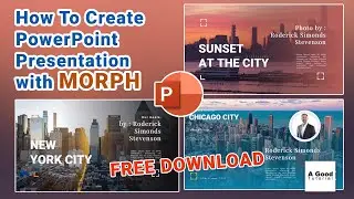 How to Create PowerPoint Presentation With Morph Transition (Free Download File) | Part 3