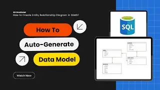 How to Create a Data Model || Entity Relationship Diagram || SQL Data Modeling Step-by-Step