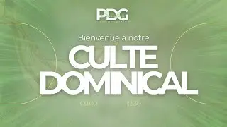 🔴  PDG SUNDAY -  Arch. Jacques MALUMA - 15/12