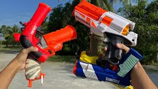 RELOADING ALL MY NERF PISTOLS