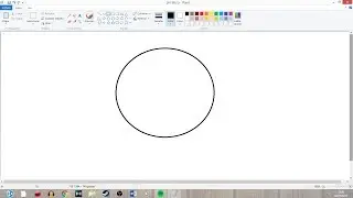 Como dibujar un circulo en Paint | Tutorial