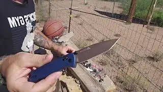 Ozark Trail folding tanto knife review