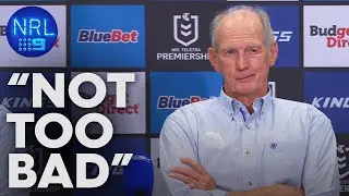 Wayne Bennett makes history with HUGE Dolphins upset - NRL Presser | NRL on Nine