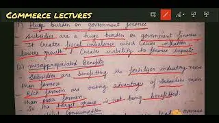 agricultural subsidies - vice or virtue || class 12 Indian economic development notes