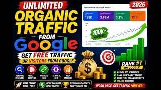 Unlimited Organic traffic from Google 2021 | Get free traffic or visitors from Google