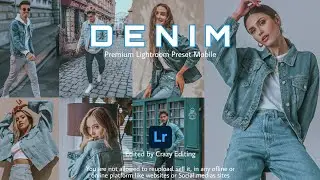 Denim Preset - Lightroom Mobile Presets Free Dng Xmp | Lightroom Mobile Tutorial - Denim Lightroom