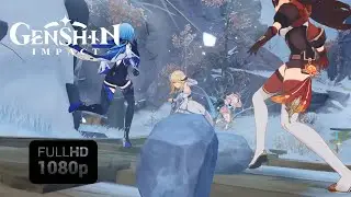 Avalanche Cutscene At Dragonspine (Japanese Voice/English Sub) | Genshin Impact