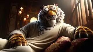 [ASMR Roleplay] The Tiger Cuddling Service (Head Pats, Brushing Sounds)