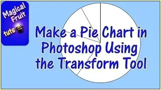 Make a Pie Chart in Photoshop using the Transform Tool