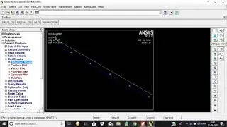 ANSYS : Mode Frequency Analysis of a Simply supported beam
