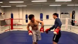 Lapinlukko Boxing Hall..Sparring Ahmad Mohamad & Polad Bakirov