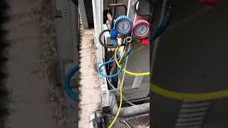 Blue Star Vrf Vacuum And Commissioning process #viralvideo #airconditioningservice