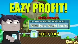 HOW TO GET 1-3 Diamond Lock/DAY 🤑 (NO CLICKBAIT!) | Growtopia Indonesia