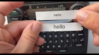 How to change Font Size, Font Style and Font Type on your Brother PT-1890 P-touch Label Maker.