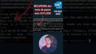 RÉCUPÉRER des mots de passe avec Microsoft OUTLOOK 