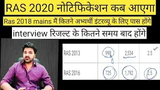 ras 2018 latest news | ras 2020 notification