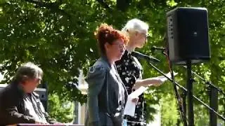 Aktion der freien Kulturszene auf dem Domplatz