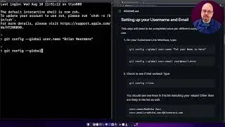 Lesson 4: Configuring Name and Email
