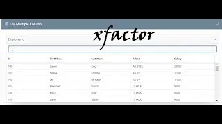 Additional Column Display in Default Popup LOV || Apex 21.1 || xFactor