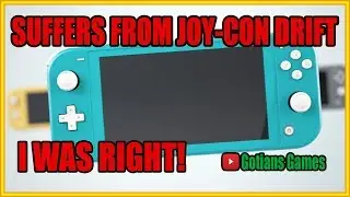 Nintendo Switch Lite Has A Joy-con Drift Problem