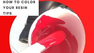 How to mix color into your resin. Powder and paste examples.