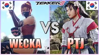Tekken 8  ▰  Wecka (Rank #3 Xiaoyu) Vs PTJ (Rank #1 Jun Kazama) ▰ Ranked Matches!