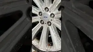 Clean your super dirty wheels with ease! #purewax #cardetailer #wheels #cars #magicwheelcleaner
