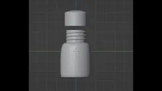 How to make bottle jar or cosmetic product screw in Blender 3D with Curve Spirals