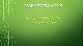 transmission media in modern computer networks