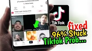 Tiktok video upload problem | Tiktok video upload 96 stuck problem