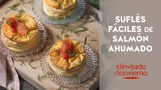 {Suflés fáciles de salmón ahumado}, esponjosos y tiernos, perfectos para una fiestorra de postín