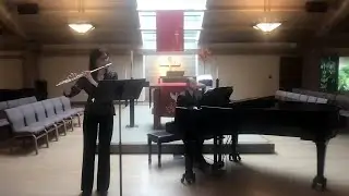 Burton Sonatina for Flute & Piano, movement 1