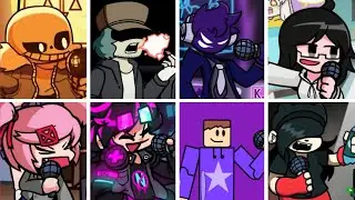 Sansational but Every Turn a Different Character Sings 🎶 (FNF Sansational but Everyone Sings It)