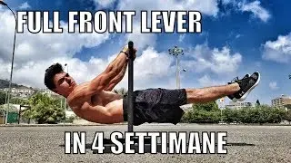 Come fare il Front Lever in sole 4 SETTIMANE