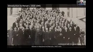 Women in Maryland Architecture, 1920-1970